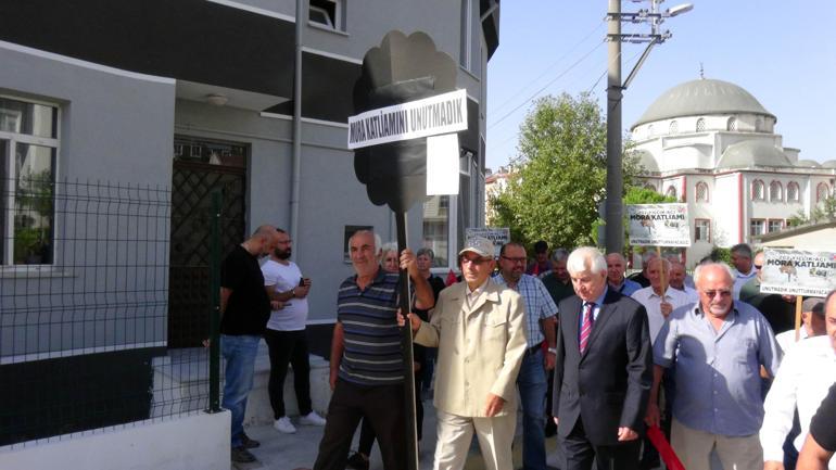 Edirnede, Mora katliamında hayatını kaybedenler anıldı