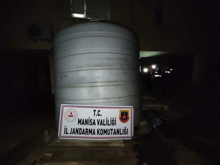 Manisada 5 bin 250 litre kaçak akaryakıt ele geçirildi