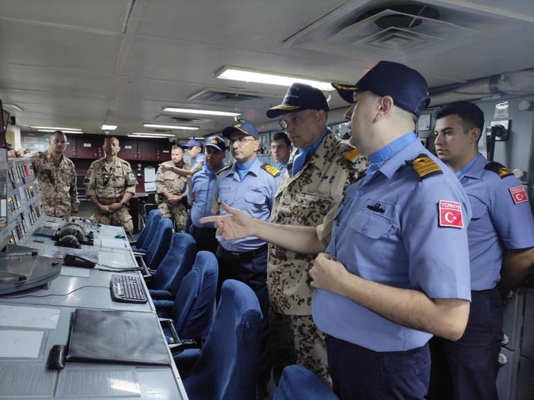 BMden Lübnanda görevli Fatih Fırkateynine ziyaret