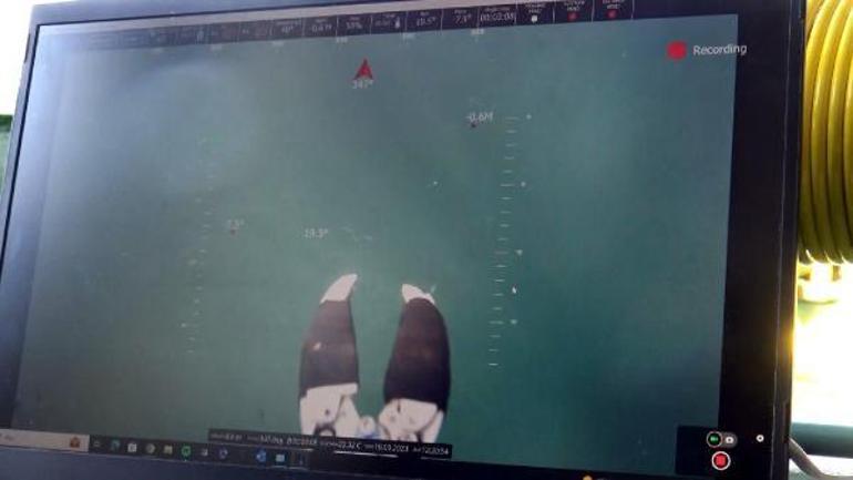 Marmara Denizinin karanlık derinliklerinde robotik kamera ile araştırma