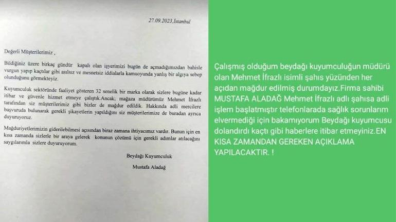 Bahçelievler’de iddiaların odağındaki kuyumcu: Biz de mağduruz