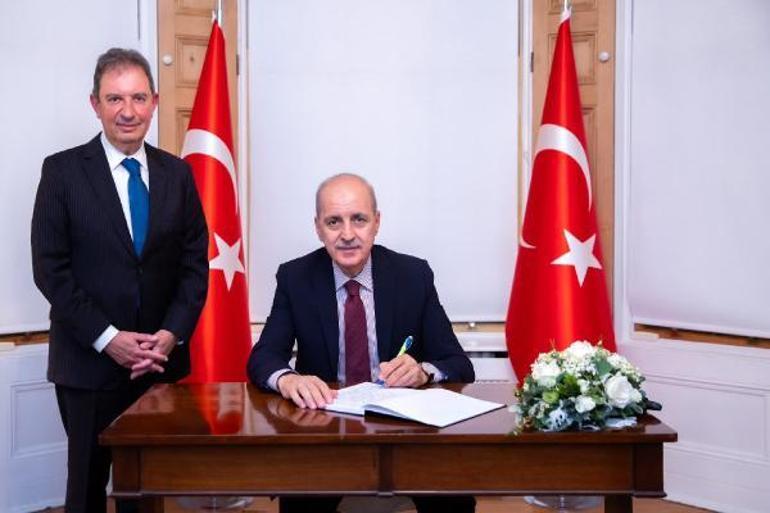 TBMM Başkanı Kurtulmuş, Dublin Büyükelçiliğini ziyaret etti