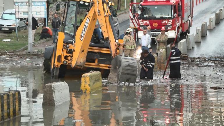 İstanbulda birçok noktada su baskınları yaşandı