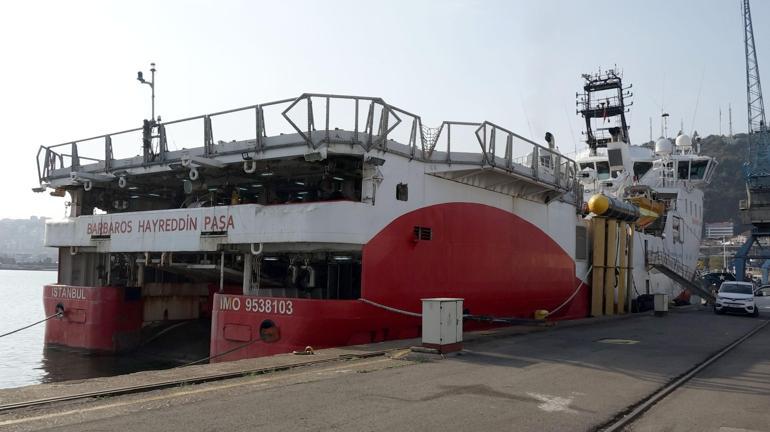 Barbaros Hayreddin Paşa sismik araştırma gemisi Trabzonda