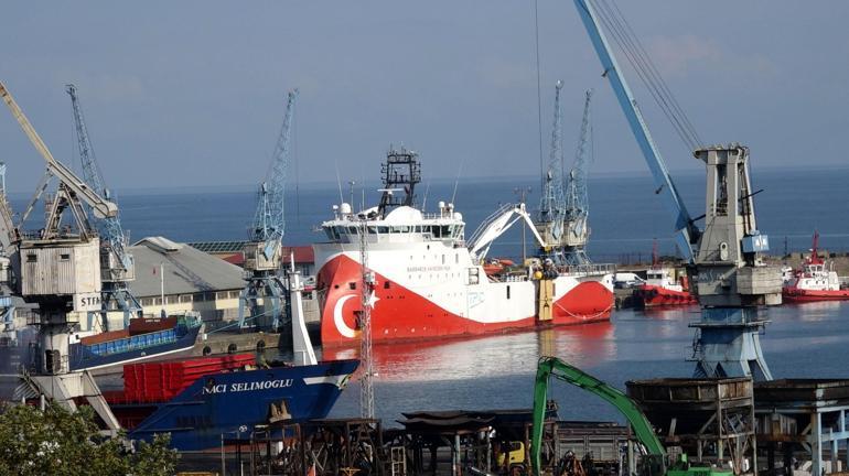 Barbaros Hayreddin Paşa sismik araştırma gemisi Trabzonda