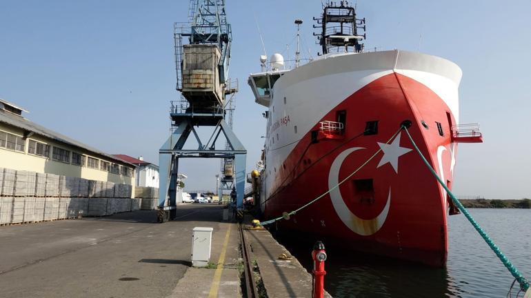 Barbaros Hayreddin Paşa sismik araştırma gemisi Trabzonda