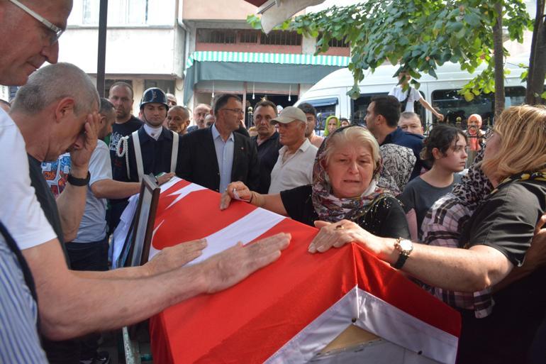 Kazada hayatını kaybeden terör gazisi Görelespor başkanı için askeri tören