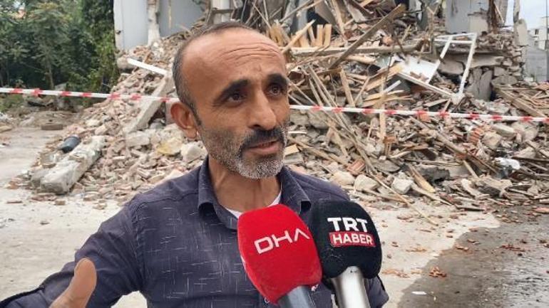 Malatyada ağır hasarlı 2 katlı bina çöktü