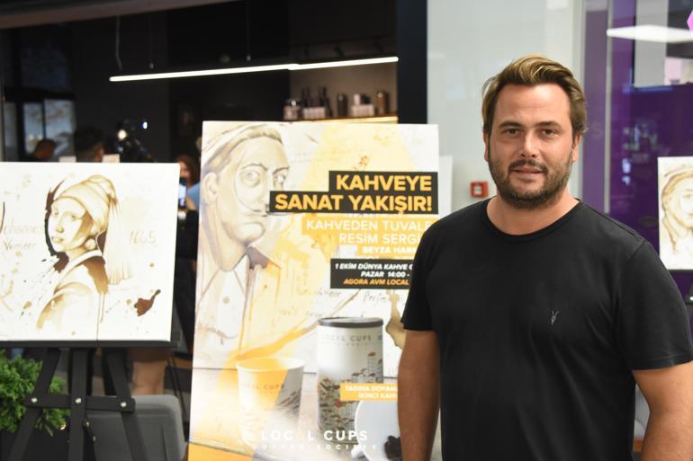 Kahve posasından sanat çıktı