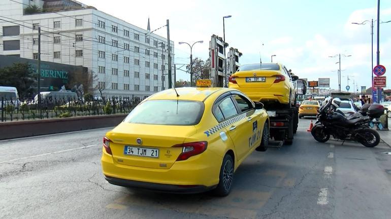 Eminönü’nde kısa mesafeye fahiş fiyat isteyen taksicilere ceza yağdı