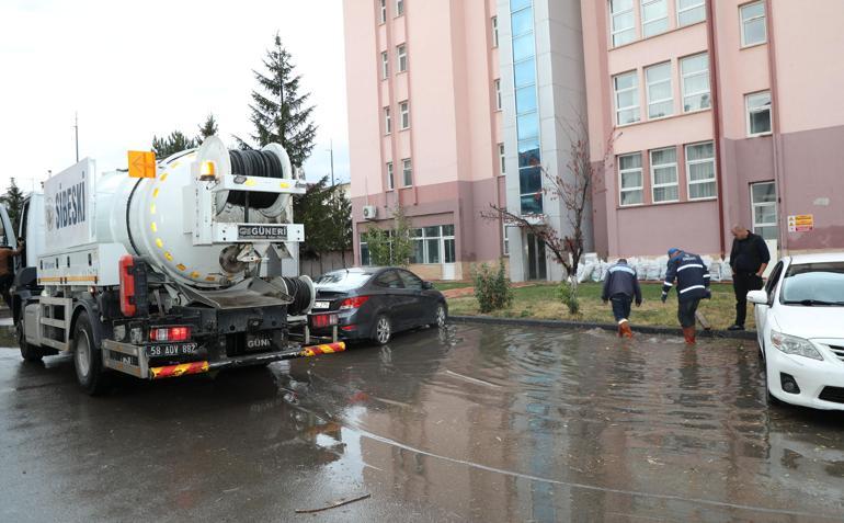 Sivasta sağanak sonrası hasar tespit çalışması başlatıldı