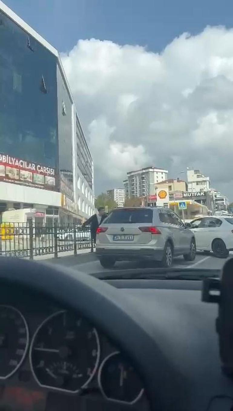 Pendikte trafikteki saldırı: Bıçaklı saldırgan yakalandı