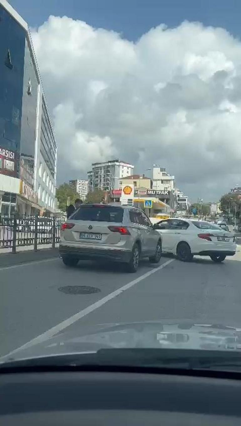 Pendikte trafikteki saldırı: Bıçaklı saldırgan yakalandı