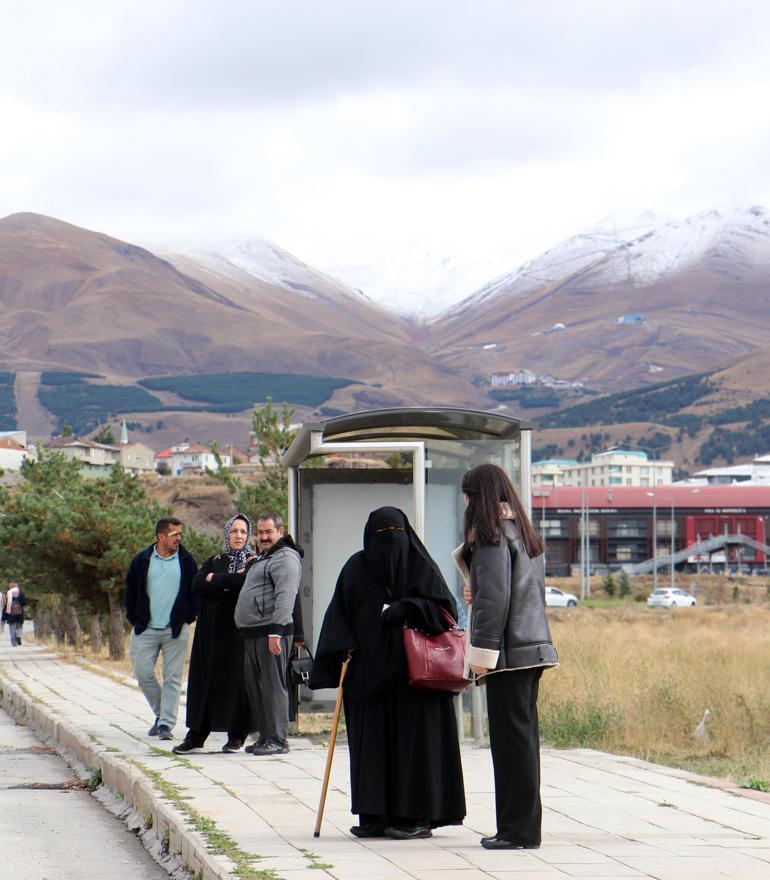 Palandökene mevsimin ilk karı düştü