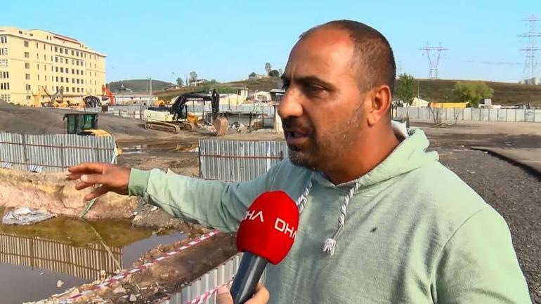Sancaktepe’de acılı baba 3 çocuğunu kaybettiği inşaat alanının yanında konuştu