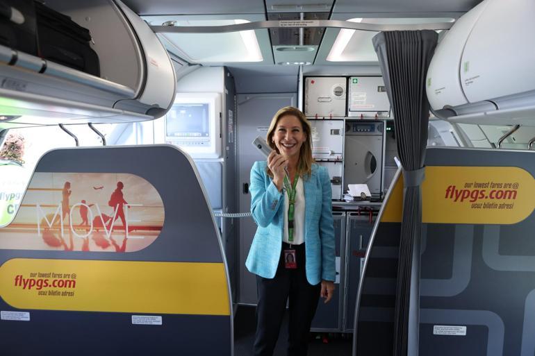 Pegasus’un 100’üncü uçağı ‘Cumhuriyet’in ilk rotası Ankara oldu