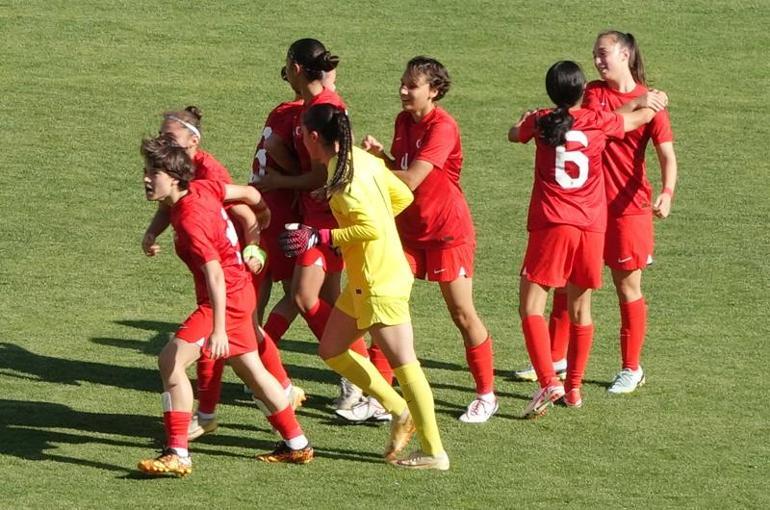 U17 Kız Milli Futbol Takımı, Moldovayı 6-2 yendi