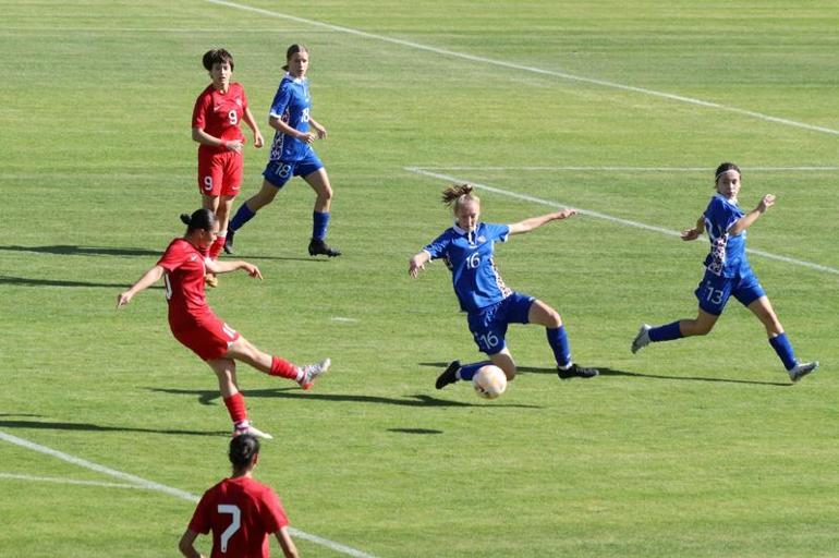 U17 Kız Milli Futbol Takımı, Moldovayı 6-2 yendi