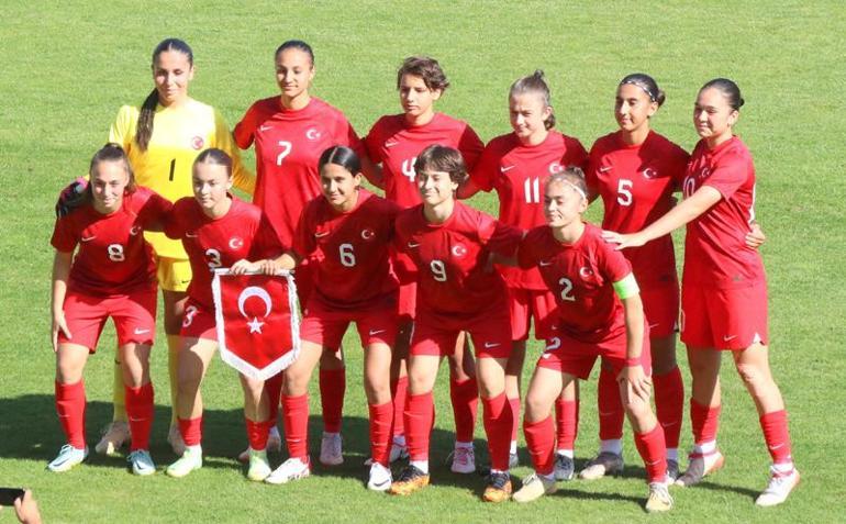 U17 Kız Milli Futbol Takımı, Moldovayı 6-2 yendi
