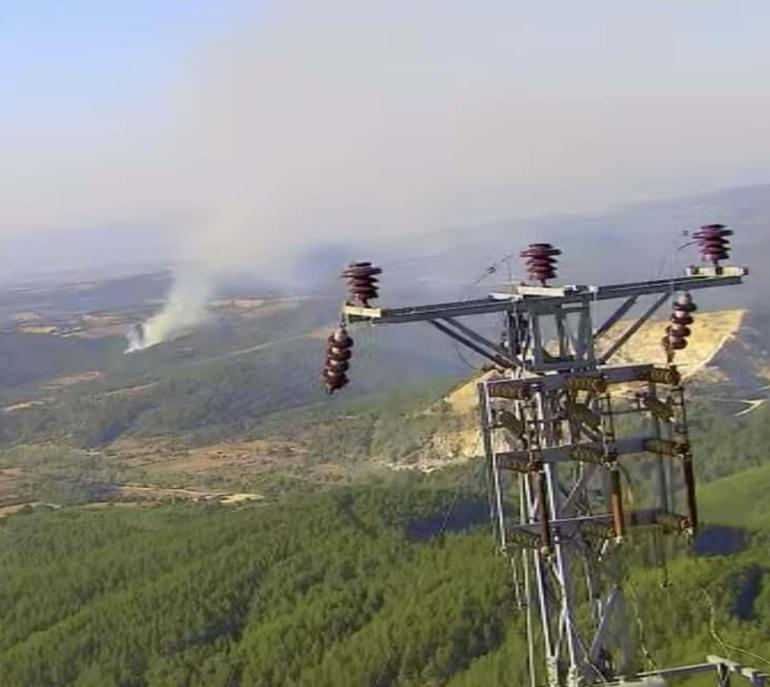 Çanakkalede orman yangını  kontrol altına alındı