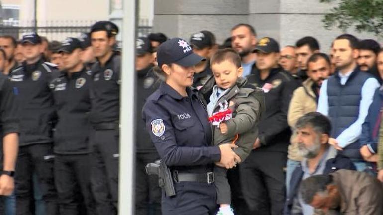 Şehit polis için İstanbul Emniyet Müdürlüğünde tören düzenlendi