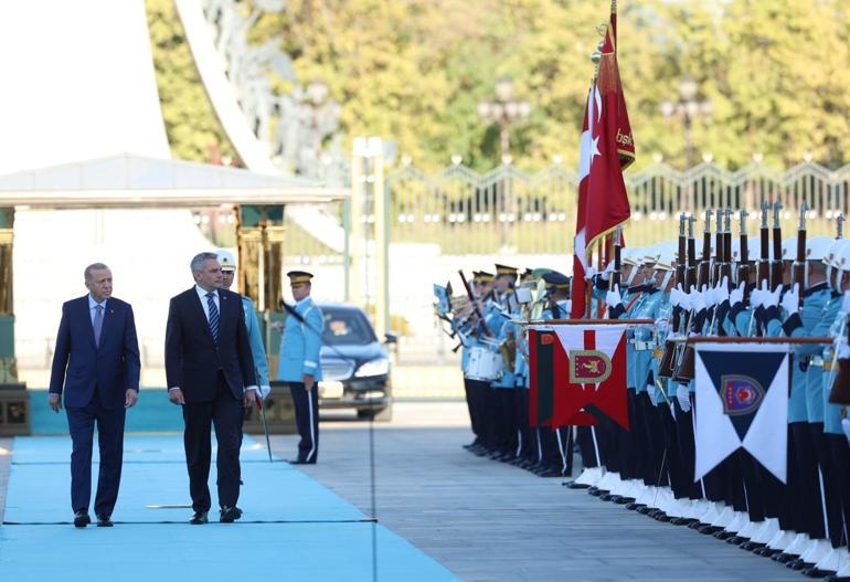 Cumhurbaşkanı Erdoğan, Avusturya Başbakanı Nehammeri resmi törenle karşıladı