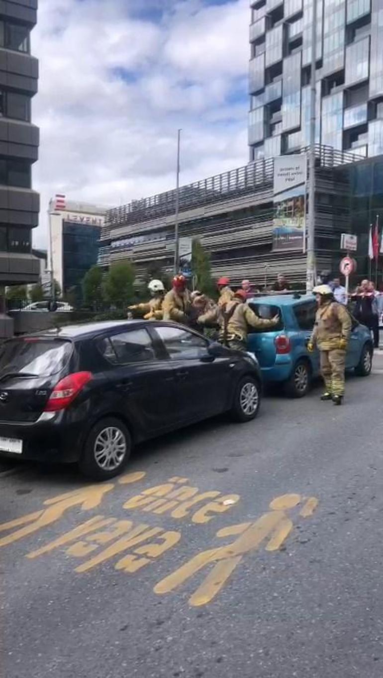 Şişlide kaldırım çöktü, çukura düşen kadın yaralandı