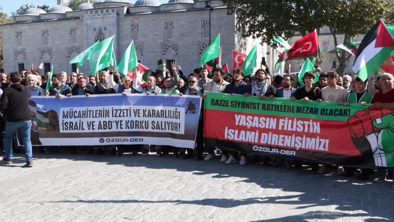 Filistinde hayatını kaybedenler için gıyabi cenaze namazı kılındı