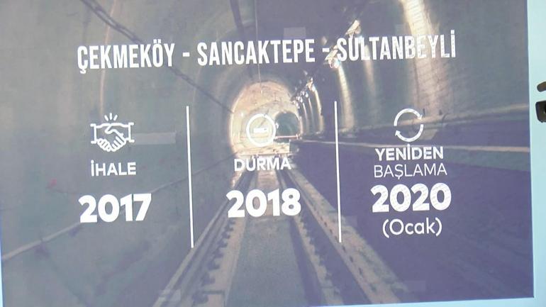 Çekmeköy-Sancaktepe -Sultanbeyli Metrosunda tünel açma işlemi tamamlandı