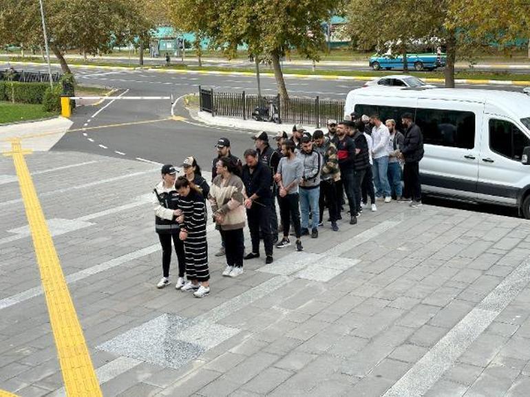 Bulutlar Çetesine operasyonda, şüphelilerden 12si adliyede
