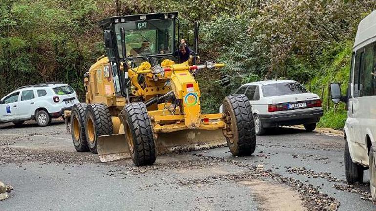 Fatsa’da sağanağın ardından temizlik çalışması