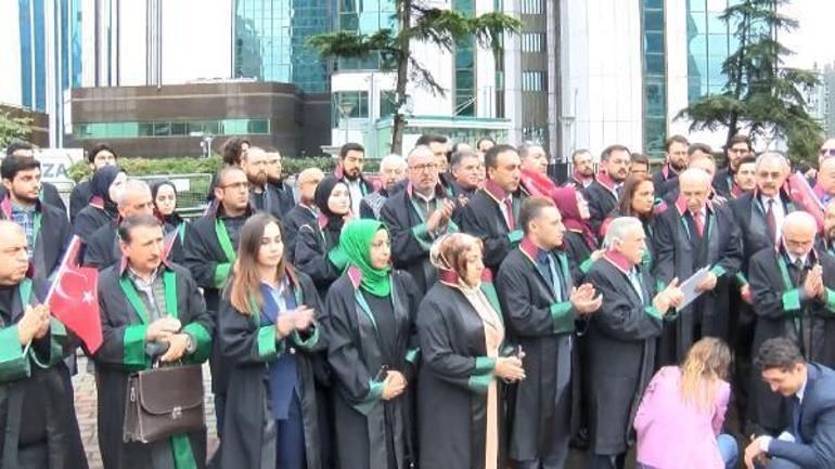 İstanbul 2 Nolu Baro üyeleri Filistine yönelik saldırıları protesto etti