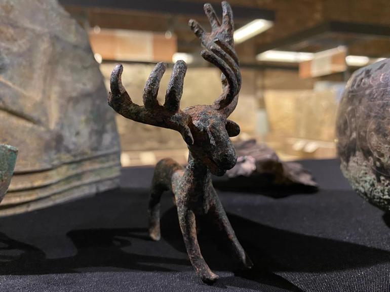 İsviçreden getirilen 37 tarihi eser, Anadolu Medeniyetleri Müzesinde