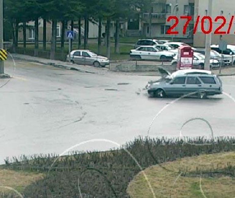 Bolu’da trafik kazaları KGYS kameralarında