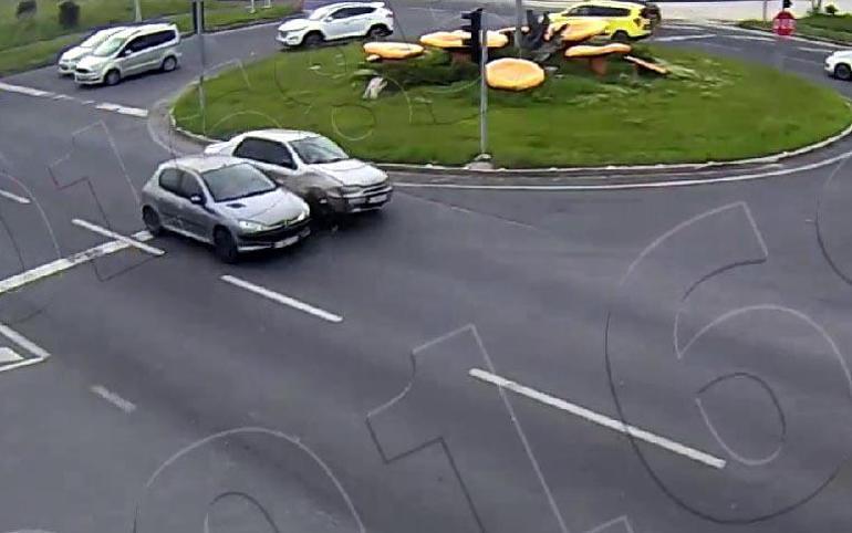 Bolu’da trafik kazaları KGYS kameralarında