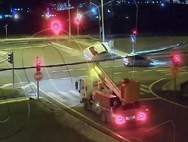 Bolu’da trafik kazaları KGYS kameralarında