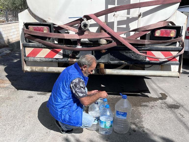 Bodrum’da 2 baraj kurudu, bazı mahallelerde vatandaşlar 10 gündür susuz