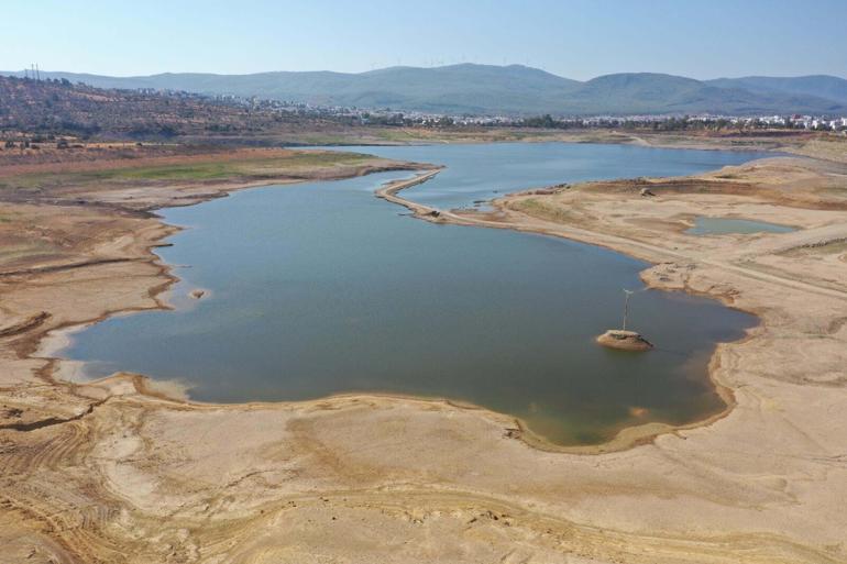 Bodrum’da 2 baraj kurudu, bazı mahallelerde vatandaşlar 10 gündür susuz