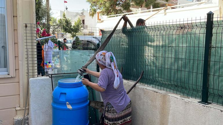 Bodrum’da 2 baraj kurudu, bazı mahallelerde vatandaşlar 10 gündür susuz