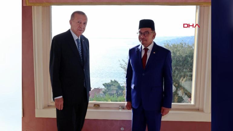 Cumhurbaşkanı Erdoğan ile Malezya Başbakanı İbrahimin görüşmesi sona erdi