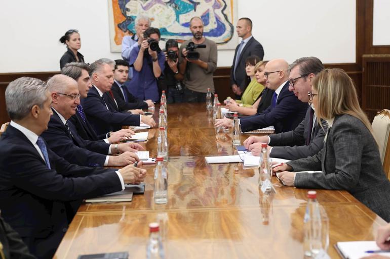 Bakan Güler, Sırbistan Cumhurbaşkanı Vucic ile görüştü