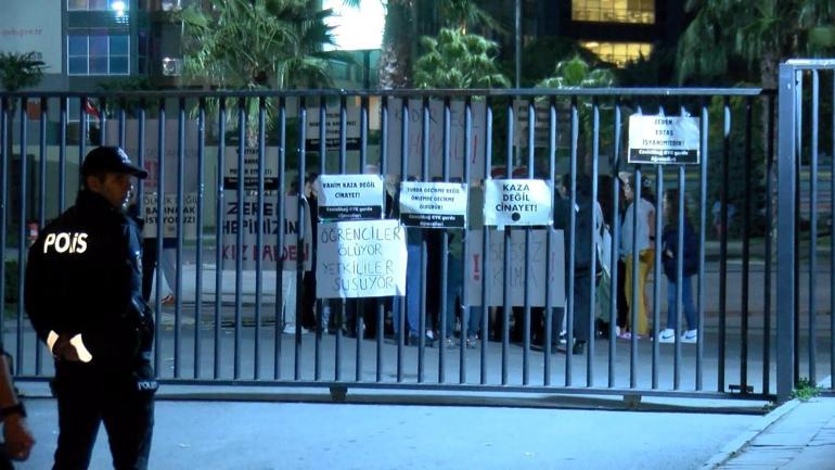 Aydındaki asansör kazası İstanbulda birçok KYK yurdunda protesto edildi