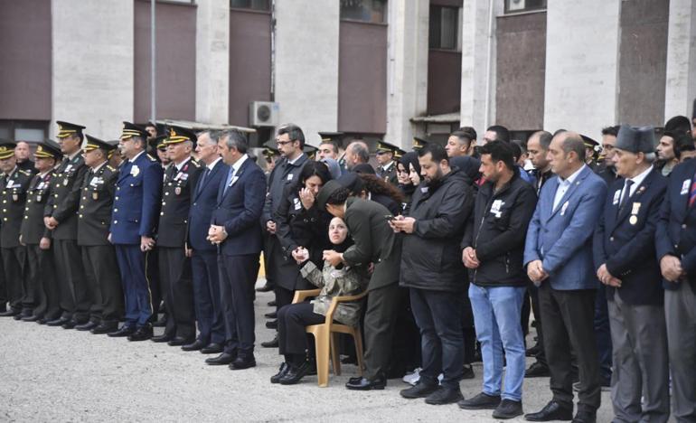 Edirnedeki kazada şehit olan uzman çavuş, törenle memleketine uğurlandı