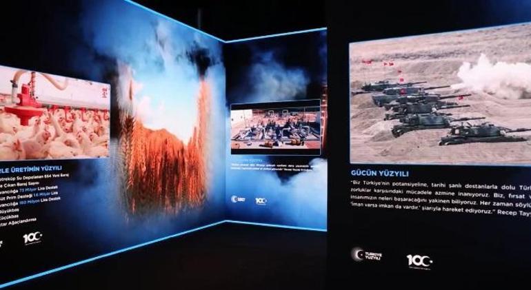 İletişim Başkanlığı, Cumhuriyetin 100üncü yılı için yurt genelinde gösterim alanları kurdu