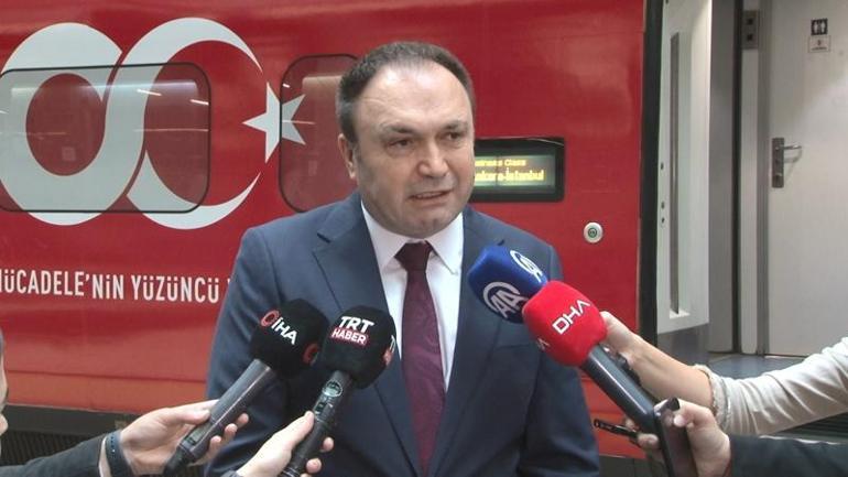 100üncü yıl treni, Ankaradan İstanbula hareket etti