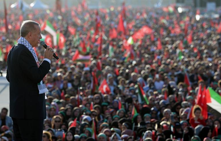 Cumhurbaşkanı Erdoğan: Savaş suçlusu olarak İsraili dünyaya tanıtacağız