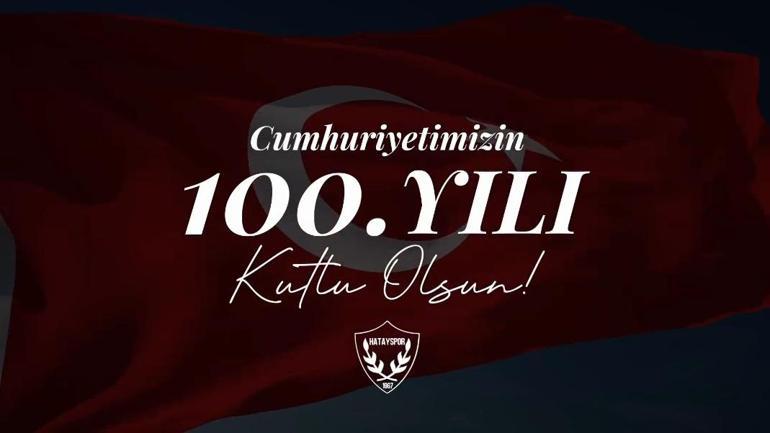 Hatayspor’dan anlamlı 29 Ekim videosu