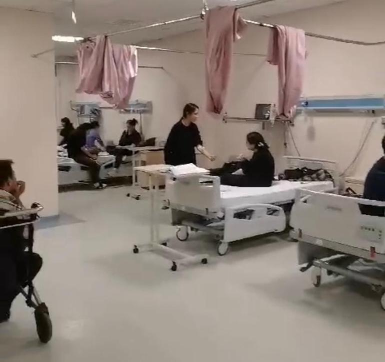 Sivas’ta 88 üniversite öğrencisi, zehirlenme şüphesiyle hastaneye başvurdu