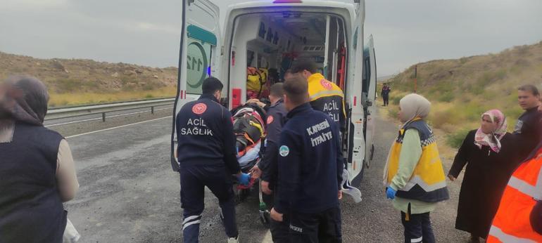 Kayseride yolcu midibüsü devrildi: 14 yaralı