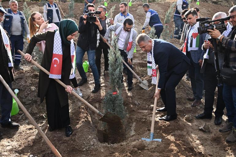 Filistin’de şehit olan gazeteciler için hatıra ormanı oluşturuldu